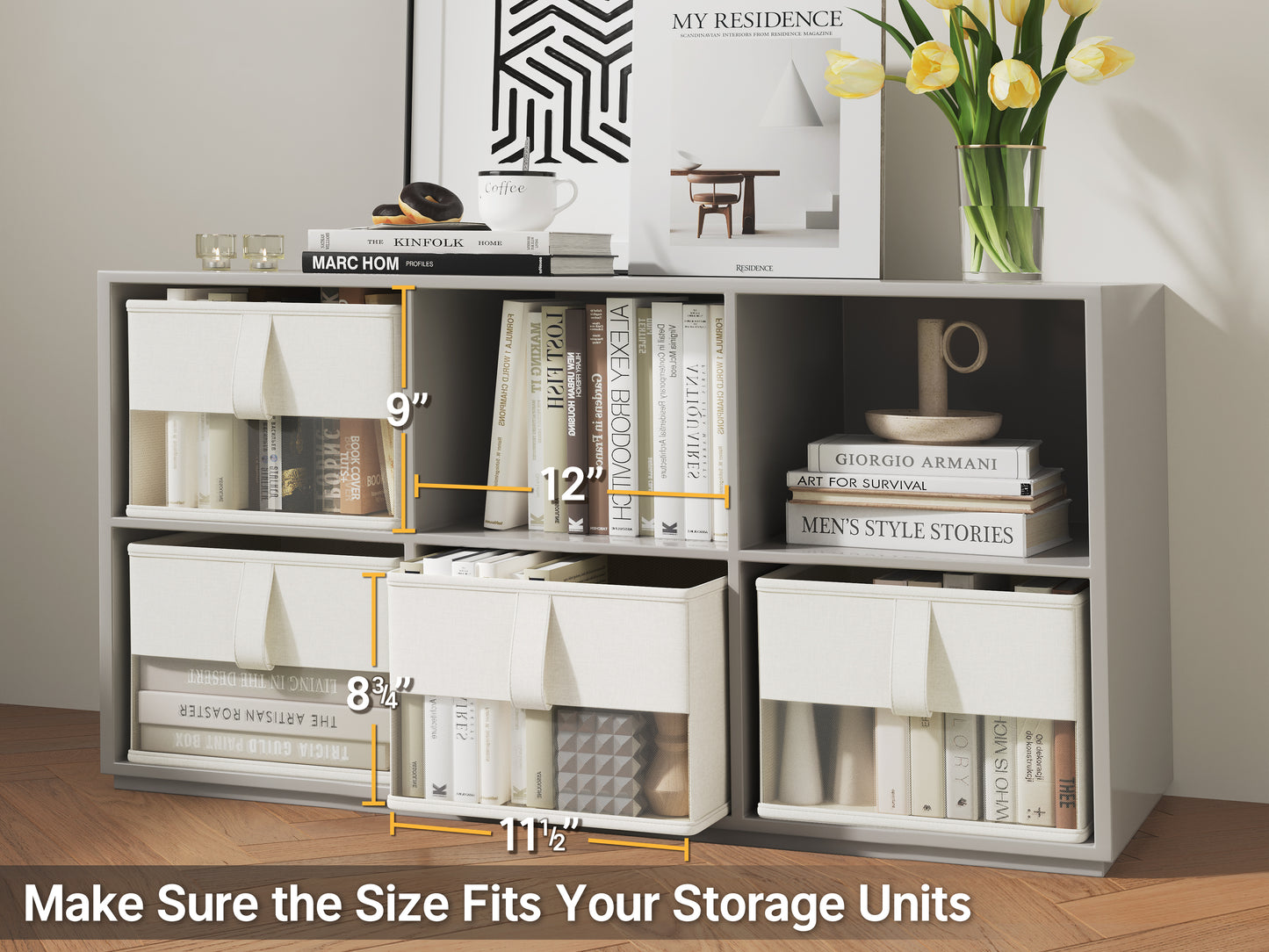 Storage Bins with Windows